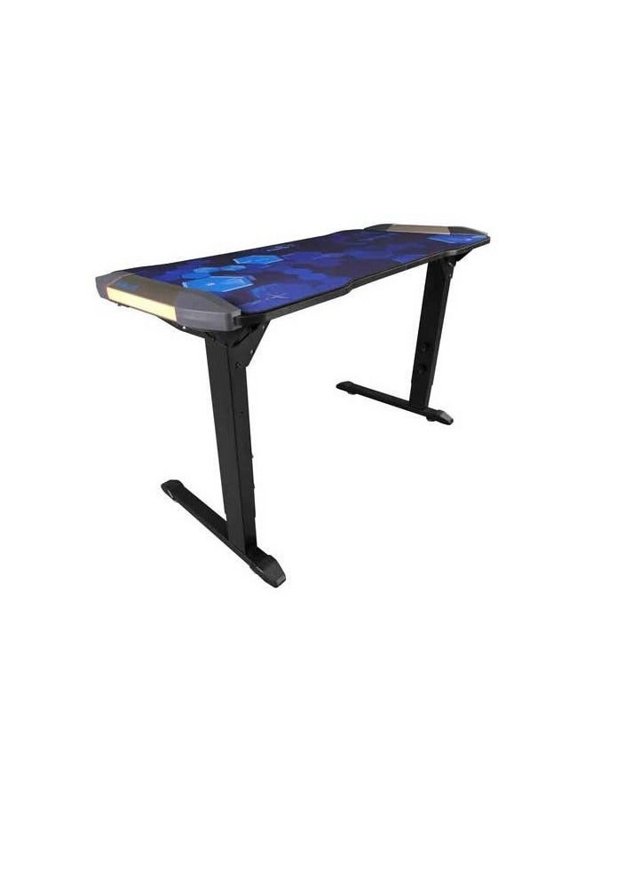 E-blue - E-BLUE EGT574-S 1.13m SMART RGB & HEIGHT ADJUSTABLE & GLOWING GAMING DESK - Image 1
