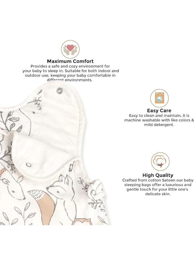 Crane BABY Ezra Wearable Blanket 0 - 9 Months , Cotton Sateen Ezra Print