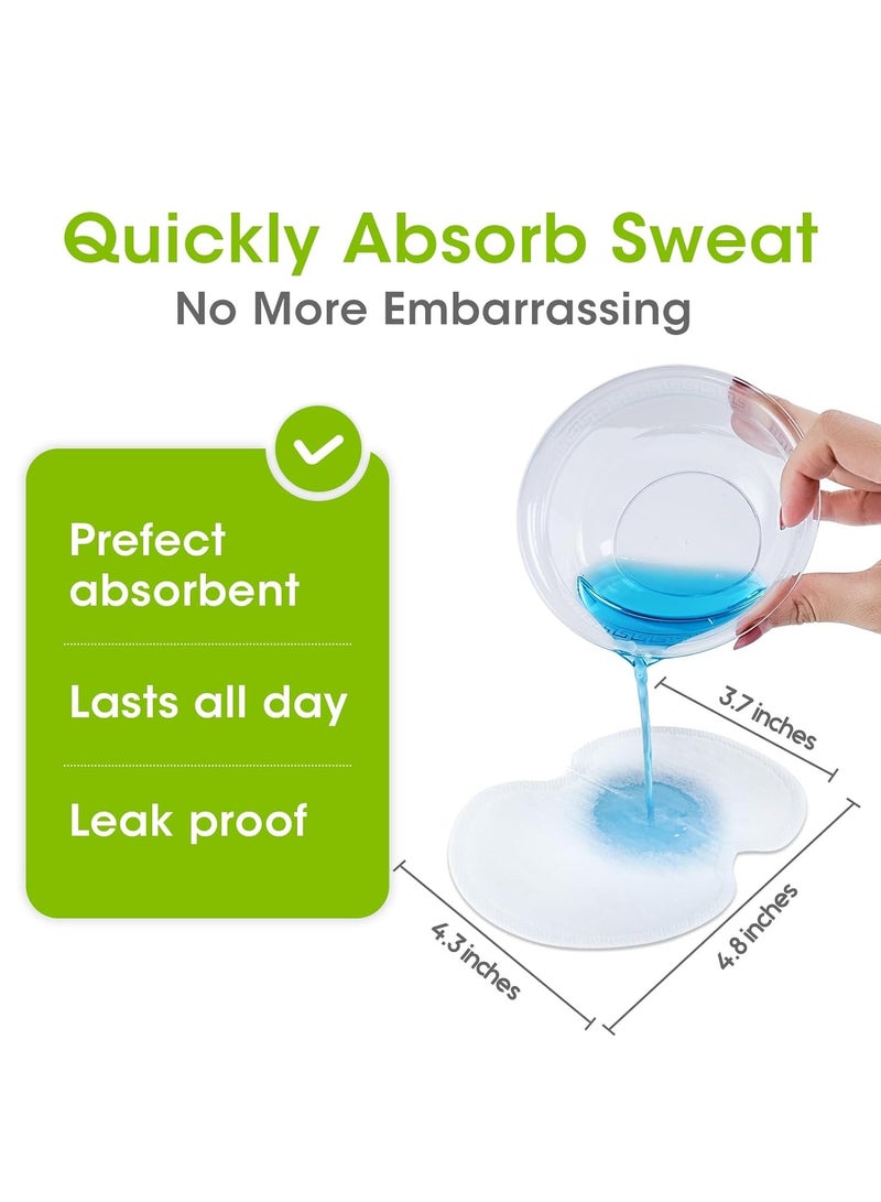 Generic 100Pcs Underarm Sweat Pads Fight Hyperhidrosis for Comfortable, Non Visible, Extra Adhesive, Disposable Dress Guards/Shields  - Image 4