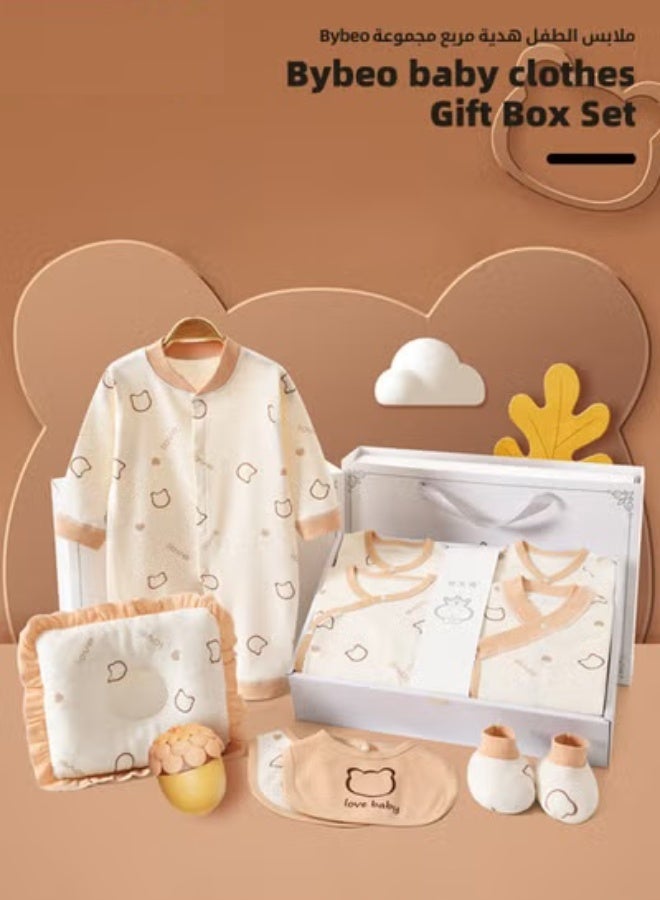 DOOKOO 30PCS Newborn Baby Gift Set, Newborn Layette Gift Set for Boys and Girls, Babies Essential Clothes Accessories with Baby Blanket, 100% Premium Cotton, for Spring Summer Autumn Winter - Image 5