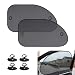 Tesnaao 2 PCS Car Side Window Sun Shade with Suction Cup 26In x 15In Vehicle Window Covers Universal Automotive Window Thermal Protectors Accessories for Truck SUV Car Black - Image 2