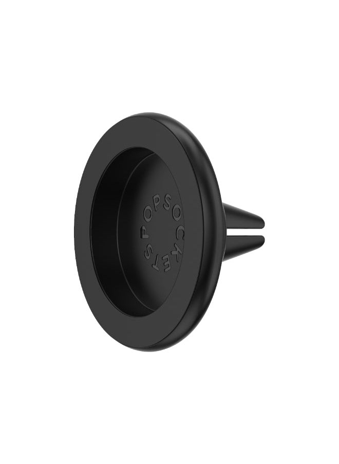 حامل سيارة PopMount MagSafe - حامل سيارة متوافق مع MagSafe، حامل هاتف مغناطيسي للسيارة، سهل التركيب والاستخدام، يعمل مع Popsocket MagSafe PopGrip - أسود