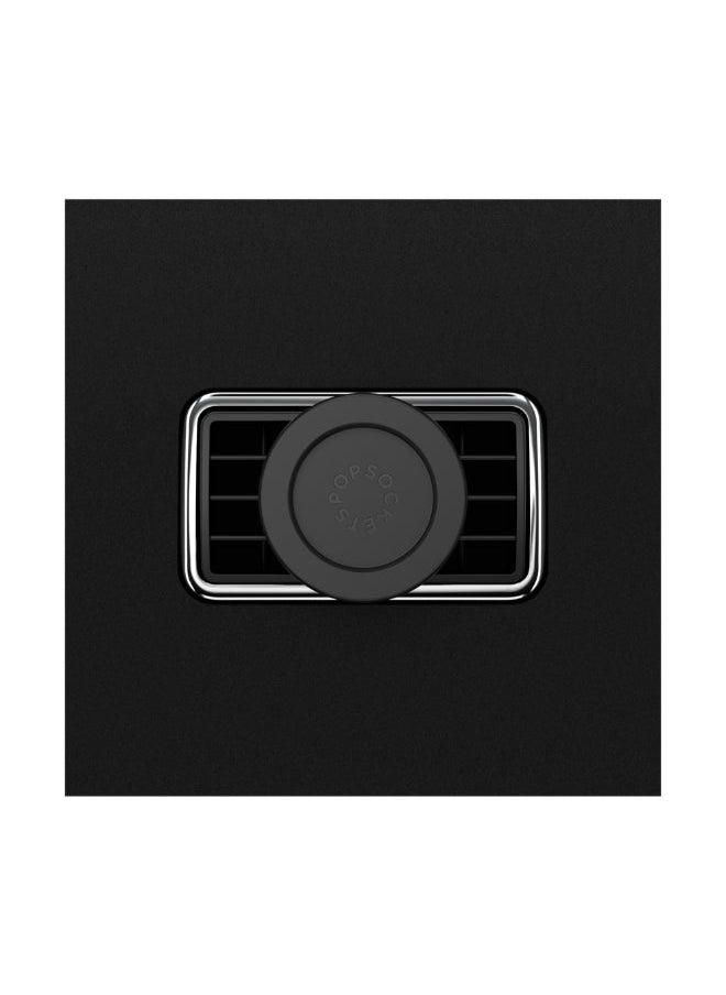 حامل سيارة PopMount MagSafe - حامل سيارة متوافق مع MagSafe، حامل هاتف مغناطيسي للسيارة، سهل التركيب والاستخدام، يعمل مع Popsocket MagSafe PopGrip - أسود