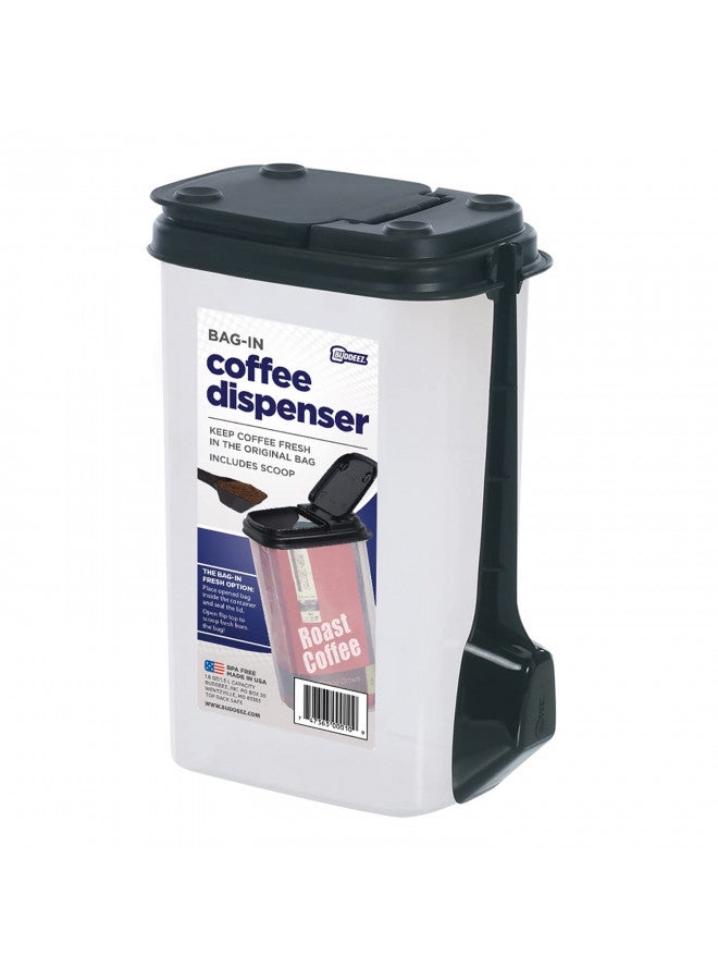 Buddeez Coffee Bean Storage Container - Coffee Canister With Spoon, Coffee Buddy, Suitable for Whole Beans & Ground Coffee, Pantry Organization And Storage For Food, Sugar, Flour, Tea, and More! - Image 1