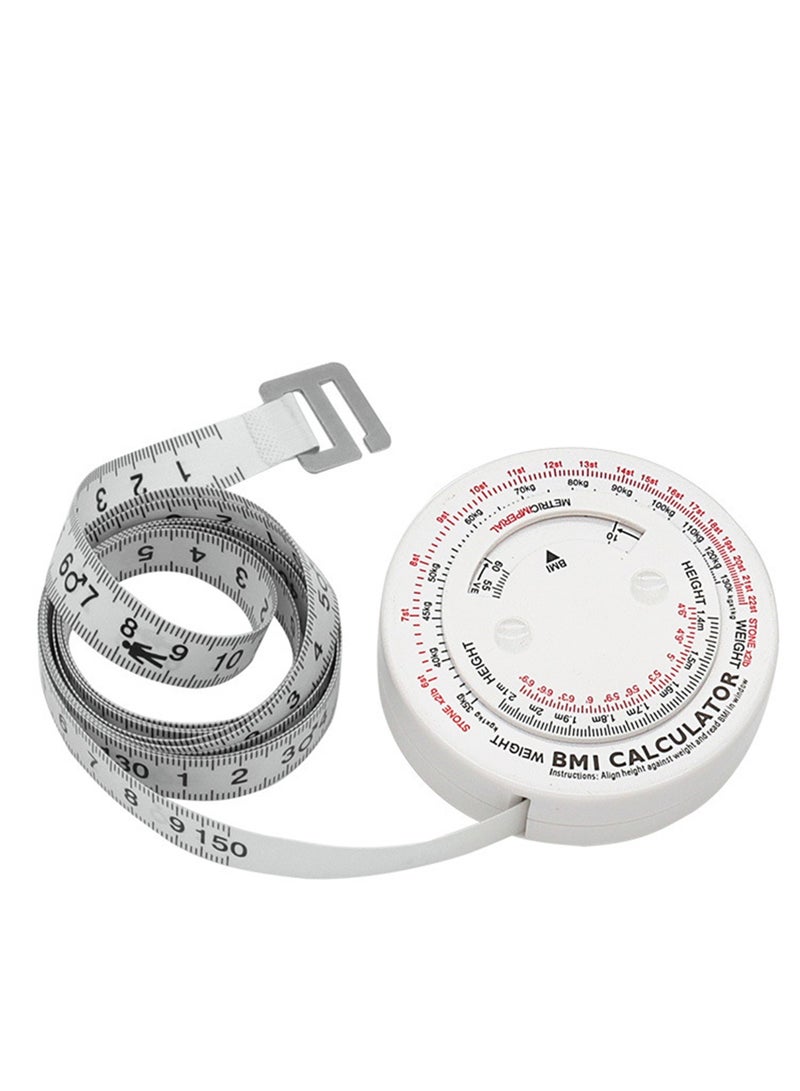 Body Measure Tape BMI Body Mass Index Retractable Tape 150cm - Image 1
