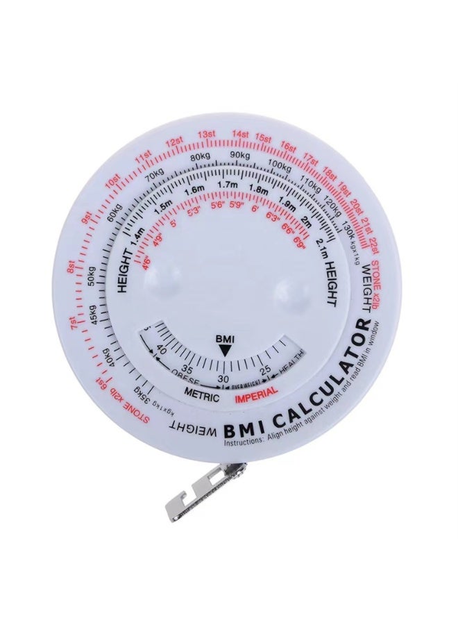 Body Measure Tape BMI Body Mass Index Retractable Tape 150cm - Image 4