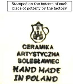 Polish Pottery Gallery Polish Pottery Bowl  Ice CreamDessert  Wild Indigo  - Image 4