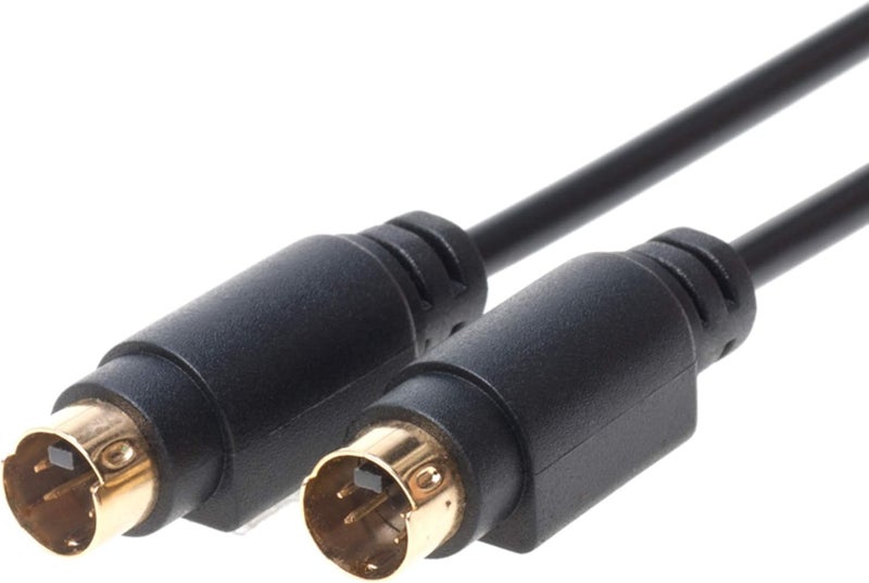 WireZee S-Video Cable 4 Pin Male 75 Ohm Patch Cord for DVD HDTV (25FT) - Image 2