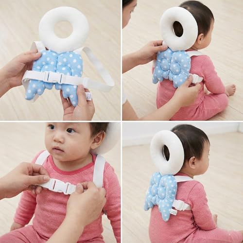 SOLDTRUE Baby Back Head Protector Toddlers Head Safety Pad Cushion Flexible Strap Baby Back Protection Prevent Toddlers Injured (Multi Color),1 Count - Image 5