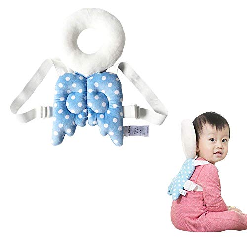 SOLDTRUE Baby Back Head Protector Toddlers Head Safety Pad Cushion Flexible Strap Baby Back Protection Prevent Toddlers Injured (Multi Color),1 Count - Image 1