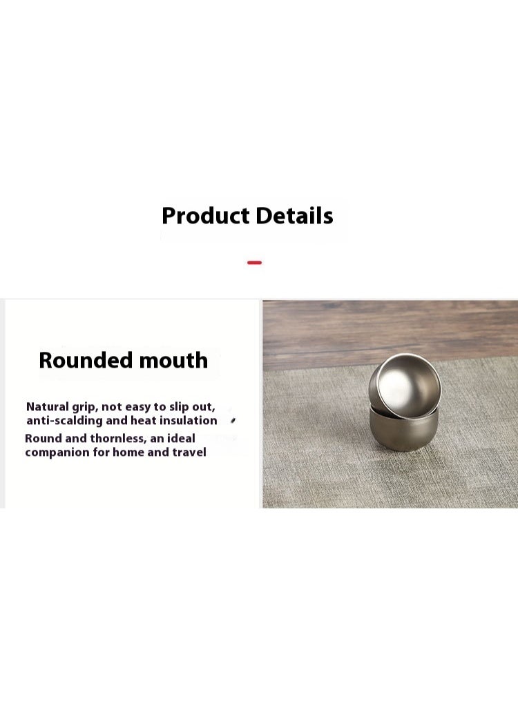 AiQi 304 Stainless Steel Portable Travel Tea Set | Nesting Storage | Smooth Eagle-Spout Pouring | Premium Gift Choice - Image 5