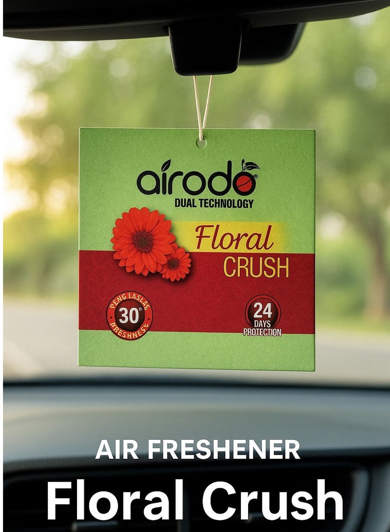 airodo Premium Air Freshener Power Pocket Gel For Bathrooms,Toilets, Cars,Home,Office and Small Spaces|Instant & Long Lasting Fragrance of Citrus&Floral|Germ Protection|Odor Eliminator|24h Protection|Compact Hanging Scent Pouch|Lasts Up to 30 Days - Image 2