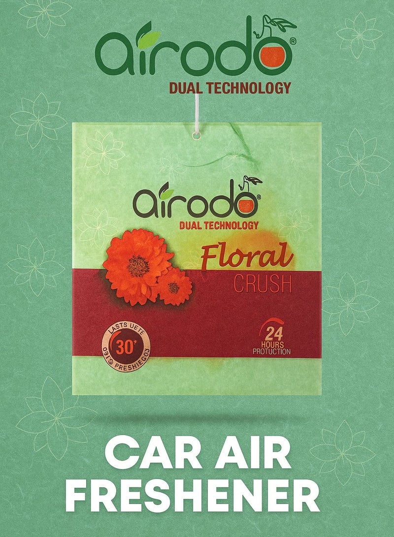 airodo Premium Air Freshener Power Pocket Gel For Bathrooms,Toilets, Cars,Home,Office and Small Spaces|Instant & Long Lasting Fragrance of Citrus&Floral|Germ Protection|Odor Eliminator|24h Protection|Compact Hanging Scent Pouch|Lasts Up to 30 Days - Image 3