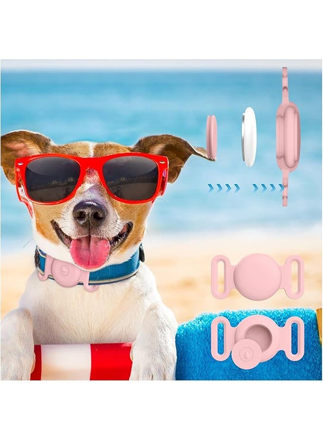 2 Pack Waterproof Airtag Dog Collar Holder Compatible with Apple AirTag, Silicone Waterproof Air Tag Case for Dog Collar, Anti-Lost AirTag Holder for Pet Cat Dog GPS Tracker - Image 5