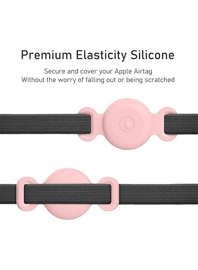 2 Pack Waterproof Airtag Dog Collar Holder Compatible with Apple AirTag, Silicone Waterproof Air Tag Case for Dog Collar, Anti-Lost AirTag Holder for Pet Cat Dog GPS Tracker - Image 4