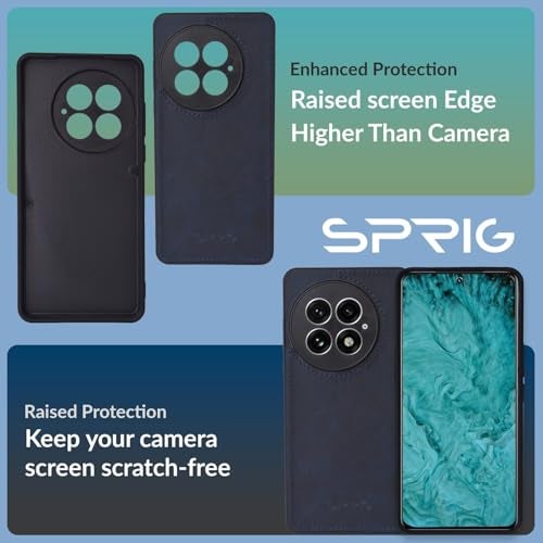 SPRIG Compatible with OnePlus 13 5G Premium PrimeMatte Back Cover Drop Tested Shock Proof Mobile Case for Men, Women, Boys and Girls with Camera Protection (Blue) - Image 2