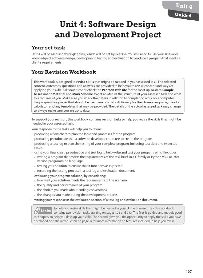 null - Pearson REVISE BTEC National Computing Revision Workbook - 2023 and 2024 exams and assessments - Image 1