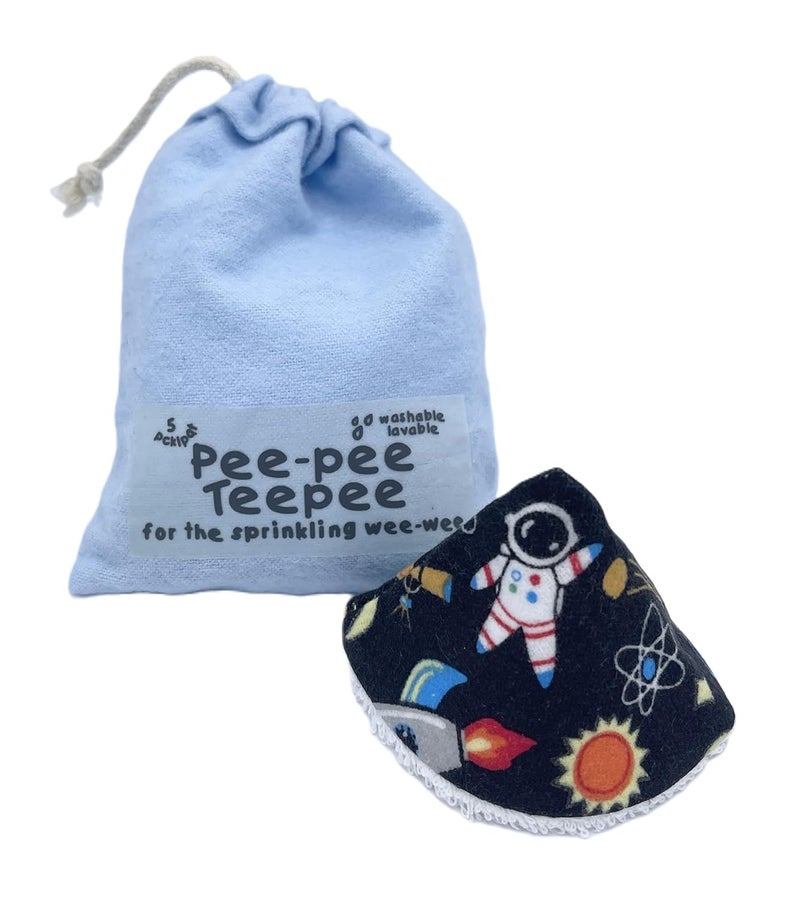Beba Bean Pee Pee Teepee Space with Laundry Bag 5 Pieces Baby boy Pee Shield Babyboy Essentials peepeeeteepee Baby boy Diaper Cover for Boys Teepee Pee Covers - Image 3