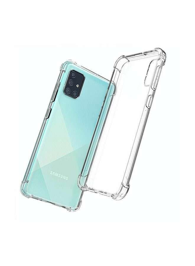 Shockproof Silicone Soft Thin Protective Back Cover For Samsung Galaxy A71 Clear - Image 1