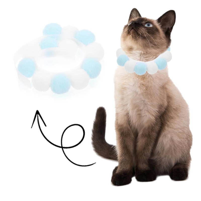 Cute Plush Pet Collar for Cats and Dogs Cartoon Neck Collar Charms - Image 4