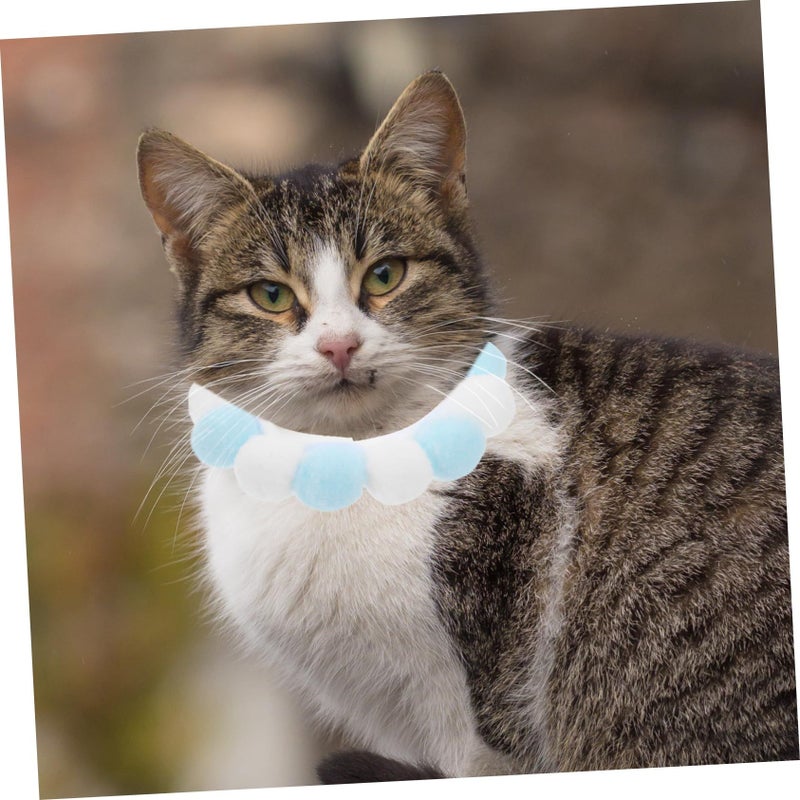 Cute Plush Pet Collar for Cats and Dogs Cartoon Neck Collar Charms - Image 5
