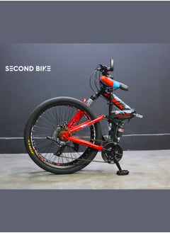 Prix Prix 26-Inch Foldable Mountain Bike with 21 Speeds – Lightweight and Durable Design for All-Terrain Cycling  - Image 5