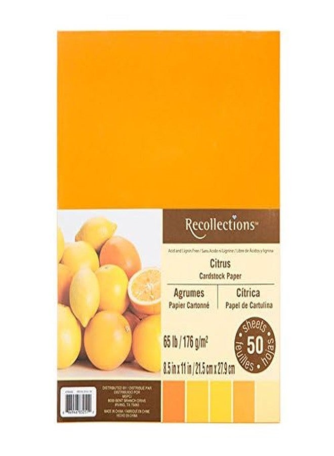 Recollections Citrus Cardstock Paper, 8.5" X 11" - 50 Sheets, 5 Colors - Image 2
