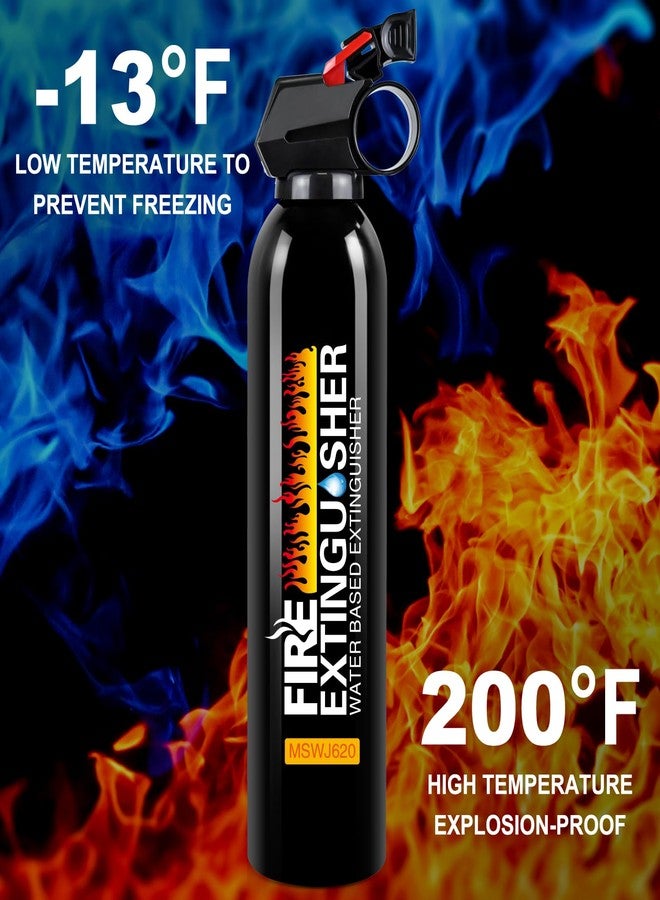 MEINV Fire Extinguisher for Boat - 3 Packs Fire Extinguisher for Home with Mount, 620ml Small House Fire Extinguishers for Kitchen Vehicle Car UTV RV, Portable Water-Based Fire Extinguisher for A/B/C/K Fire - Image 3