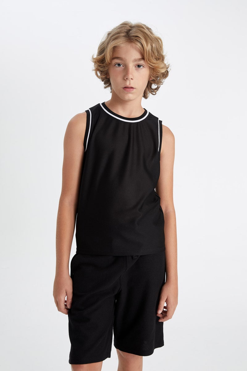 ديفاكتو تانك توب اولادي بدون كم برقبة مستديرة - Image 1