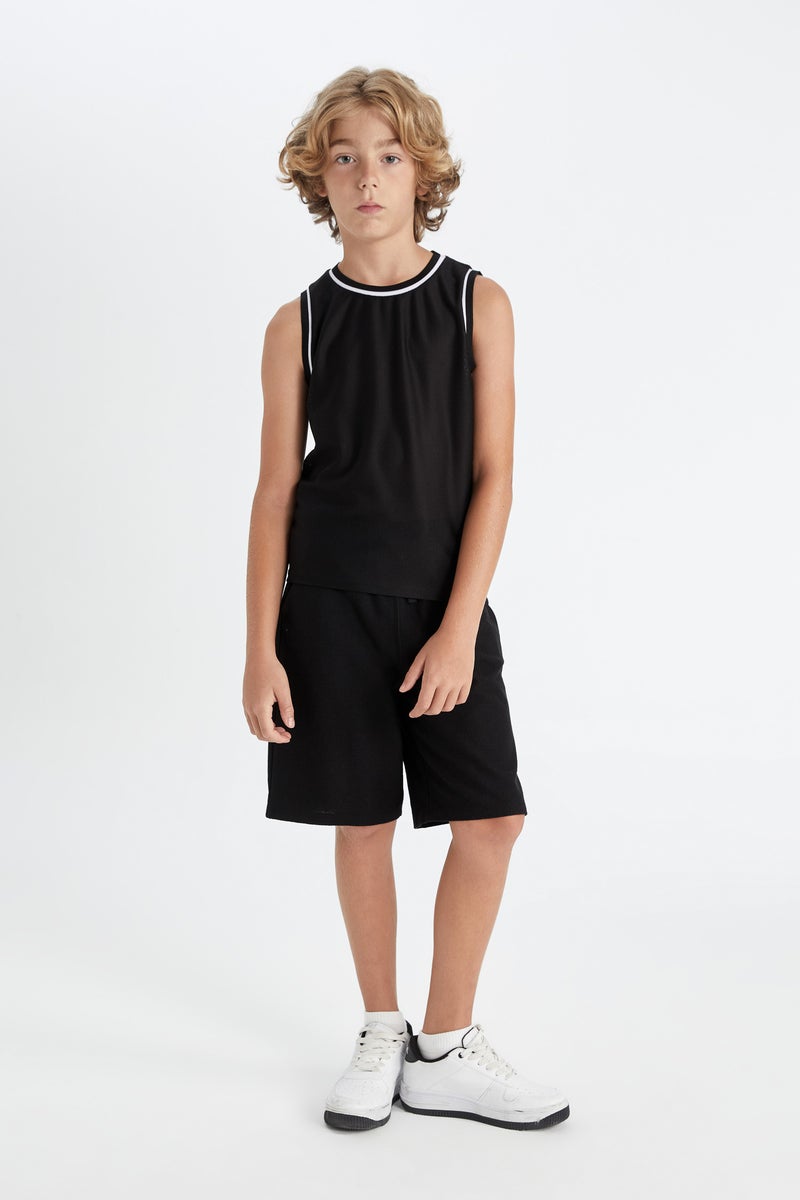 ديفاكتو تانك توب اولادي بدون كم برقبة مستديرة - Image 2