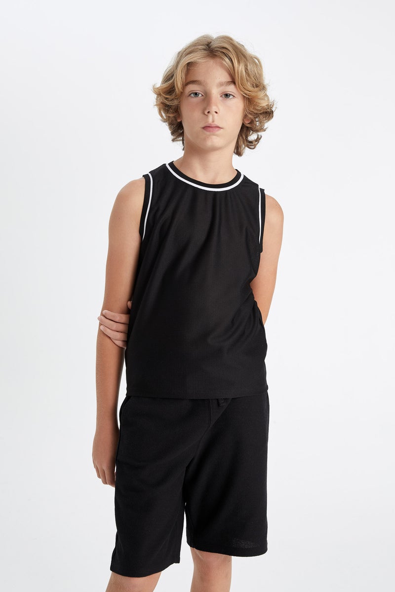 ديفاكتو تانك توب اولادي بدون كم برقبة مستديرة - Image 3