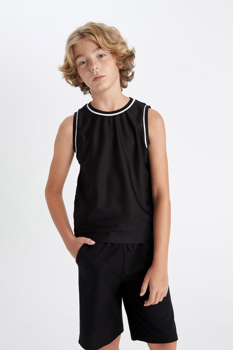 ديفاكتو تانك توب اولادي بدون كم برقبة مستديرة - Image 4