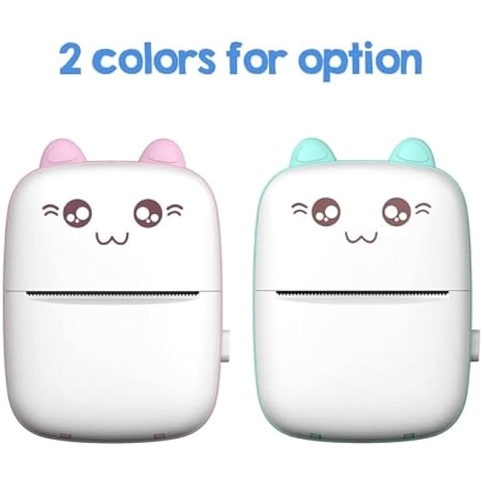 MOOBODY PORTABLE MINI POCKET PRINTER BT THERMAL PRINTER WITH THERMAL PRINTING PAPER USB CABLE FOR NOTE PHOTO WEB DOCUMENT PRINTING - Image 3