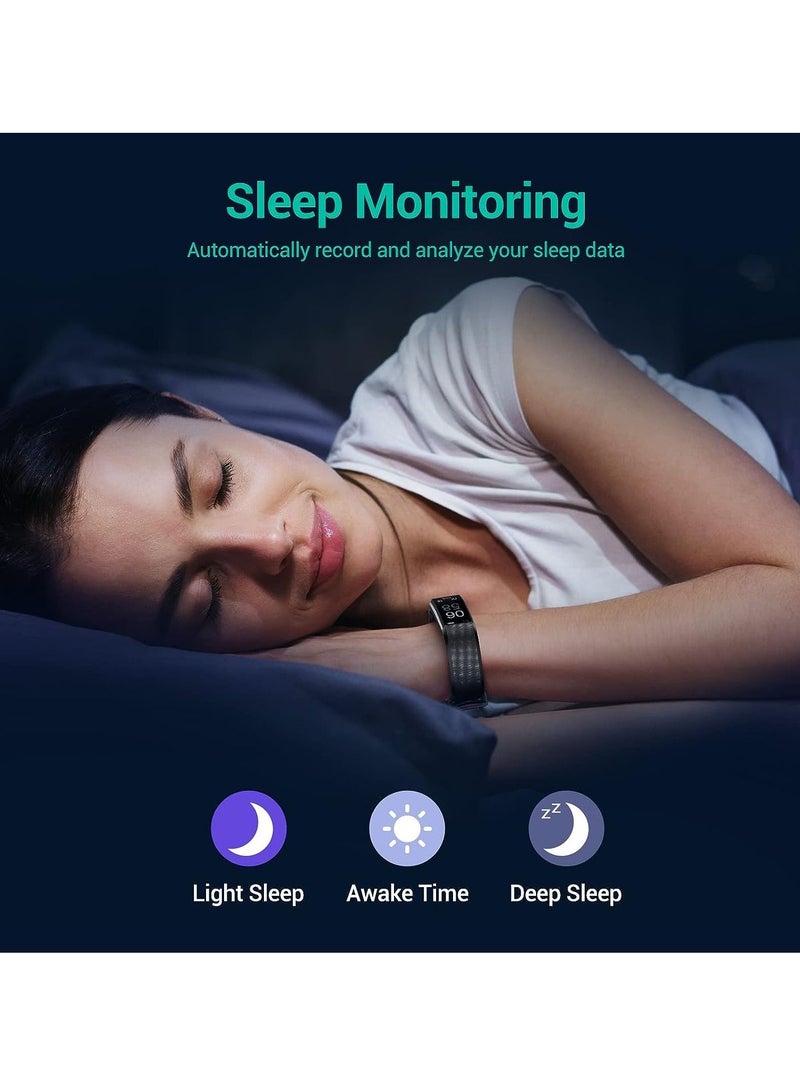 Celly Fitness Tracker 0.69" Touch Display with Heart Rate,Sleep Monitor,Activity Tracker with Step and Calories Counter, IP67 Waterproof with Stopwatch Pedometer for Kids, Women and Men - Image 2