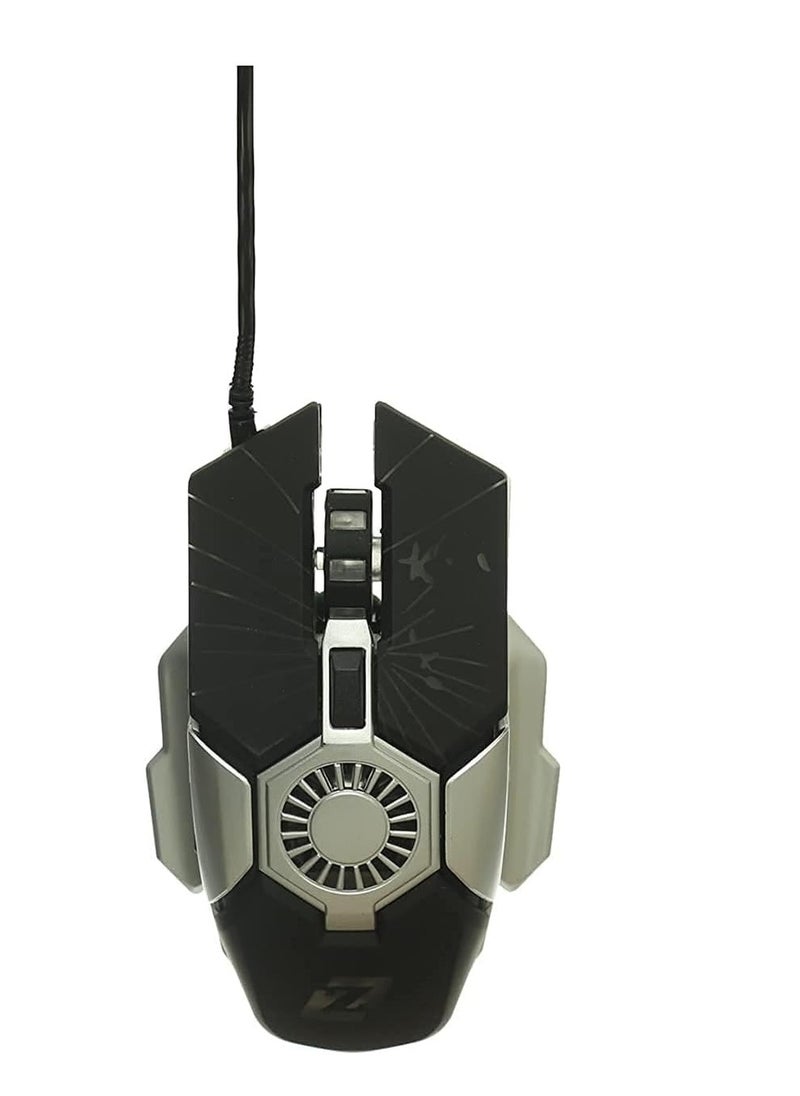 Zero - Zero ZR-2100 Gaming Mouse 3200 Dpi 5 Buttons - Black - Image 1