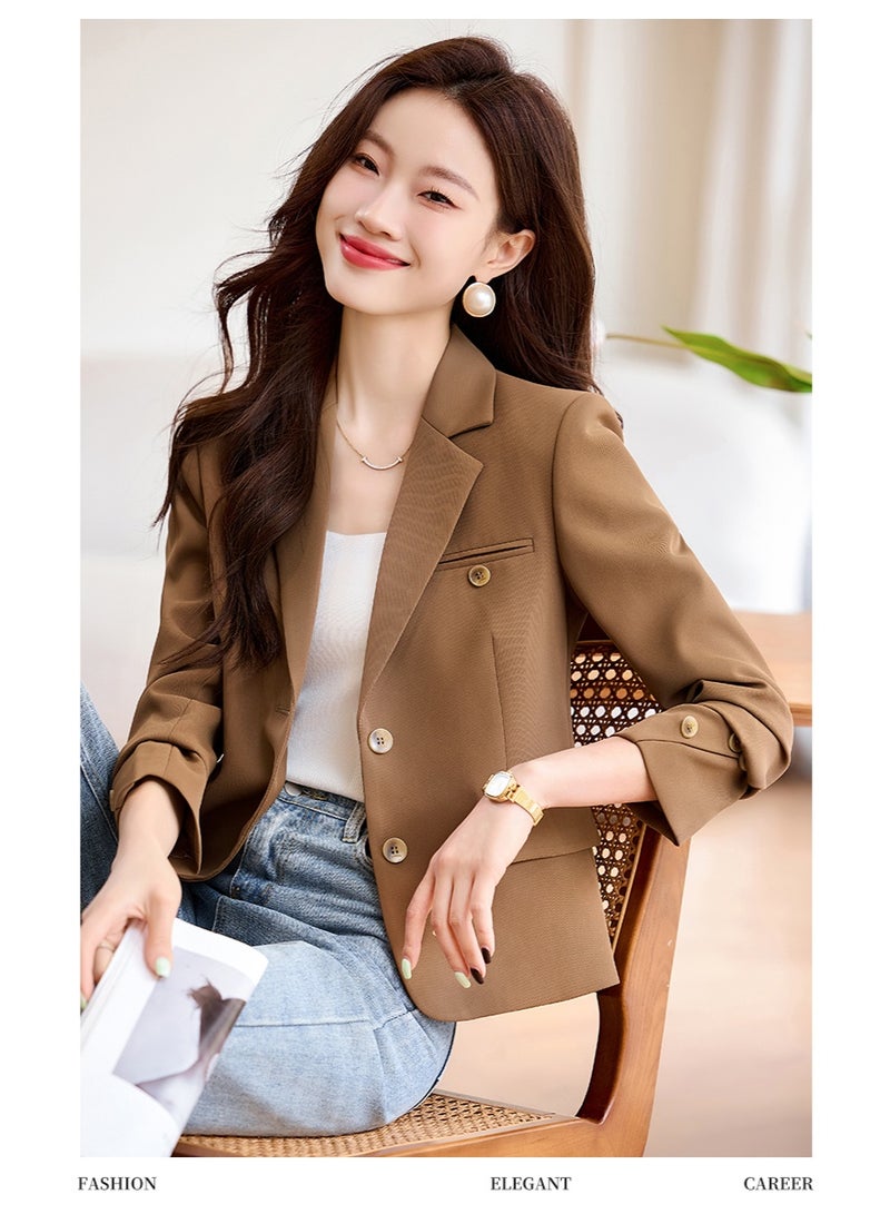 Shougu New Fashionable Casual Ms Suit Blazer - Image 4