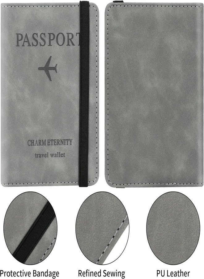 AMENDAS Passport Cover International Travel Essentials Family Passport Holder for Men and Women Passport Case with RFID Blocking Travel Document Holder - Image 5