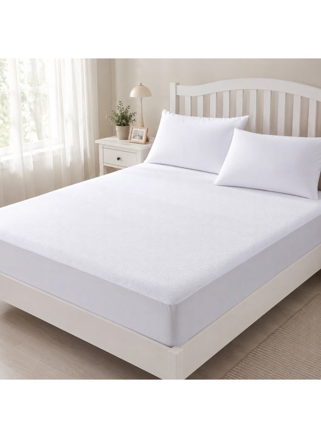 Waterproof Mattress Protector from GOLDEN REST with Soft Surface and Secure Fitted Elastic – Available in Multiple Sizes - Image 1