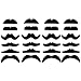 Haawooky 24 PCS Fake MustachesMustache PartyMustache for 100th Day of SchoolMasquerade Party and Performance Black - Image 3