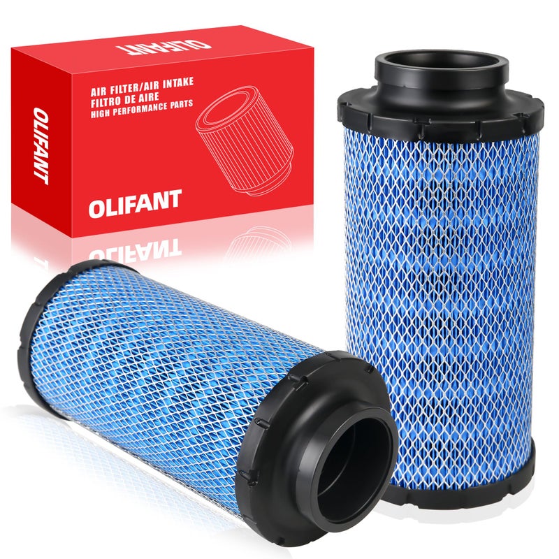 2Pcs Air Filters For Polaris RZR 1000 XP XP4 20142025 RZR Pro XP XP4 Pro SRZR Turbo R S RS1 1241084 2879520 2882234 Olifant