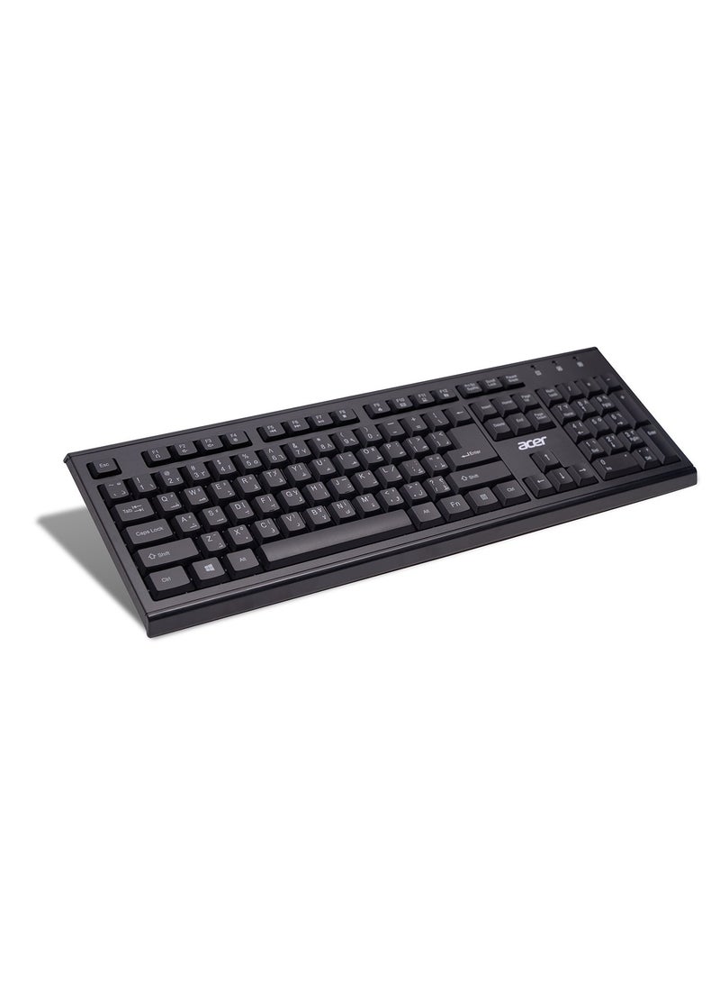 Acer Wireless 2.4G Keyboard & Mouse Combo Set OKR120 - Black - Image 2