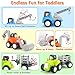 ORWINE Inertia Trucks Toy Cars Early Educational Baby Boy Toys 18 Months Push and Go Cars Gifts for Boys Grils 4PCS Construction Vehicles for Toddler Outdoor Indoor - Image 4