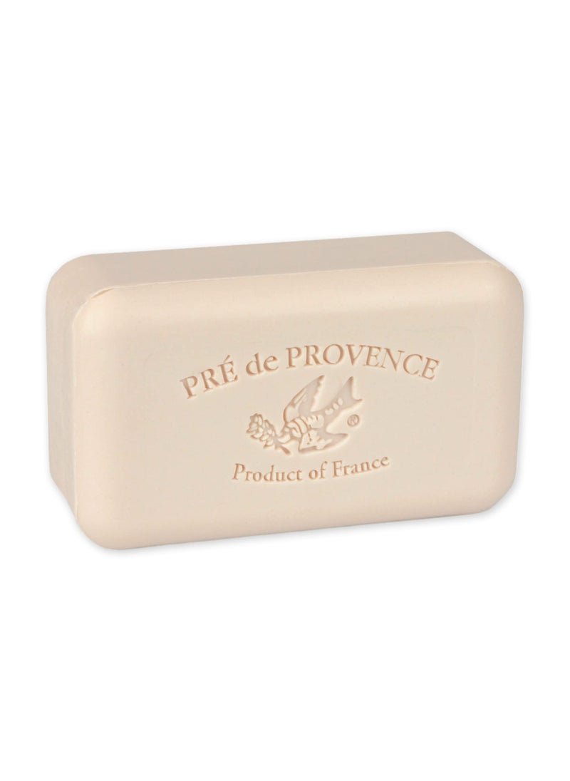 Pre De Provence - Pre de Provence Artisanal Soap Bar, Natural French Skincare, Enriched with Organic Shea Butter, Quad Milled for Rich, Smooth & Moisturizing Lather, Coconut, 5.3 Ounce - Image 1