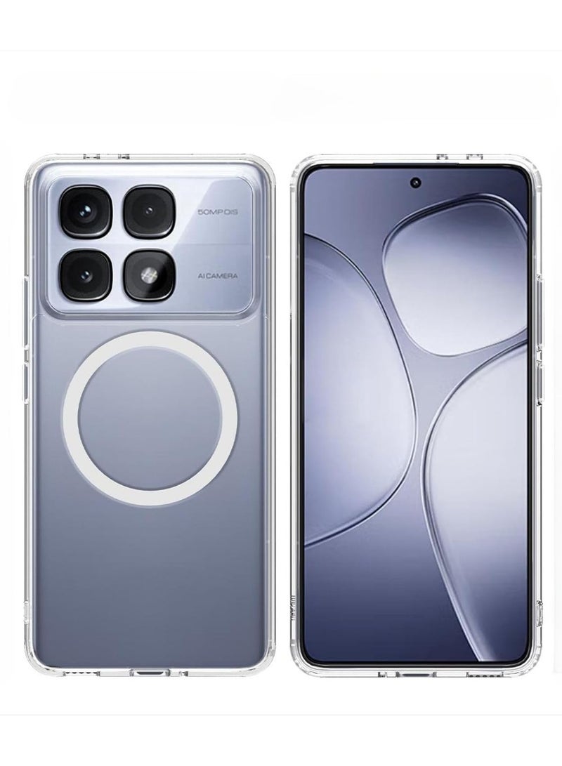 General Case Compatible with Xiaomi 14T Pro 2024, Compatible with Mag-Safe, Shockproof Military-Grade Protection, Yellowing Resistant, Magnetic Classic Hybrid Case  - Image 1