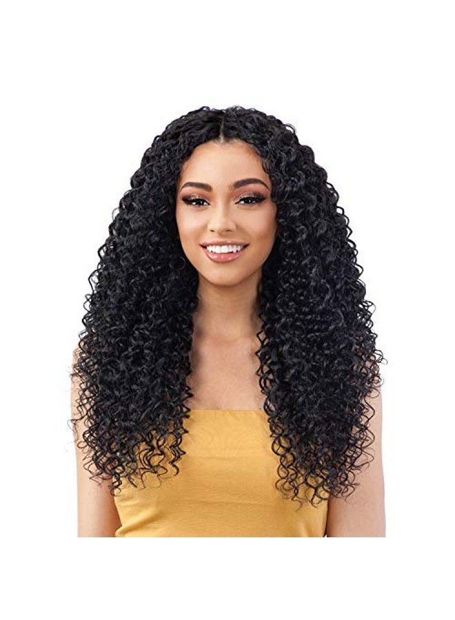 milkyway Organique Mastermix Weave WATER CURL 24 (1B Off Black) - Image 1