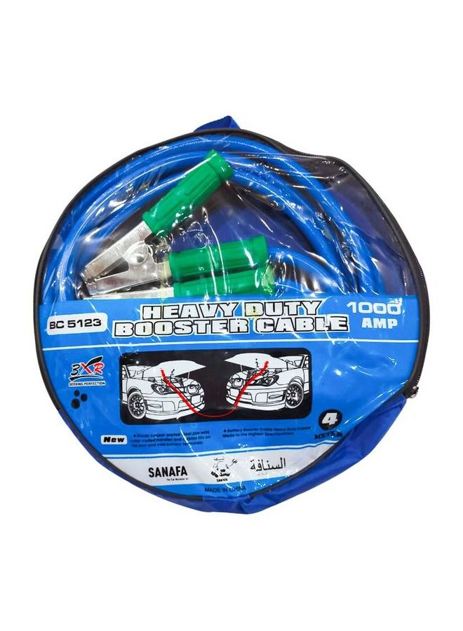 3XR Heavy Duty Booster Cable With Carry Bag 1000 Amp 4 Meter Jumper Cable High Quality - Image 2