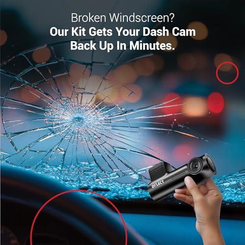 Dylect® Reinstallation Kit for Sense Classic Single Channel Dash Cam | Complete Tool & Mounting Set for Hassle-Free Reinstallation After Vehicle Change or Windscreen Change - Image 4