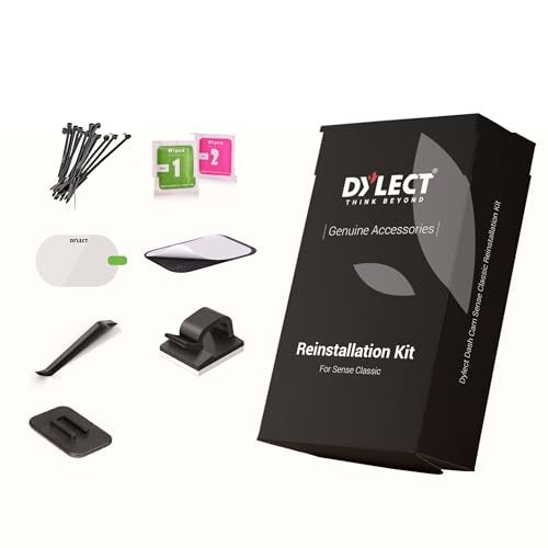Dylect® Reinstallation Kit for Sense Classic Single Channel Dash Cam | Complete Tool & Mounting Set for Hassle-Free Reinstallation After Vehicle Change or Windscreen Change - Image 1