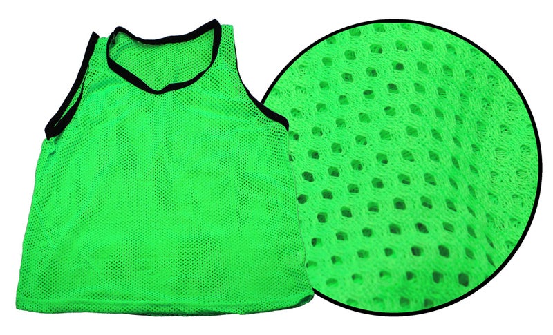 BlueDot Trading Adult Green Scrimmage Training Vest Sports Pinnie in Nylon Mesh for All Kinds of Sports Soccer, Football, Basketball, Lacrosse, 1 Single - Image 5