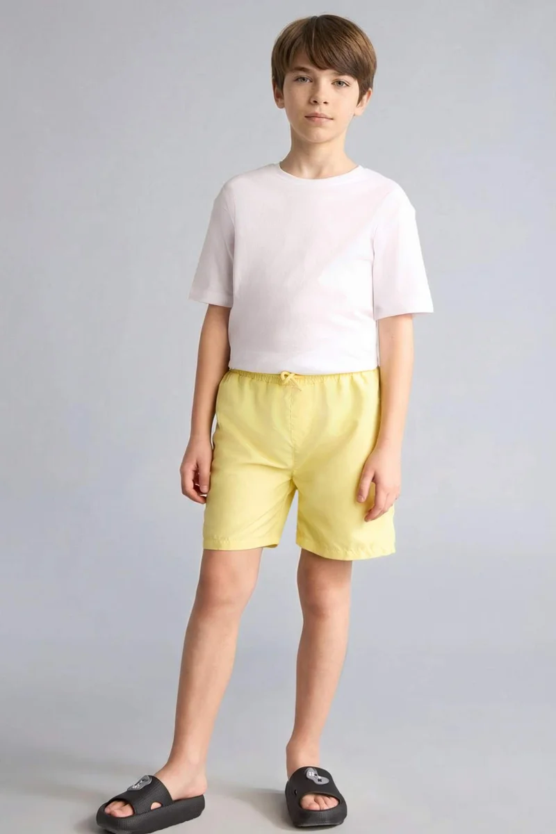 ديفاكتو Boy Regular Fit Basic Swim Shorts